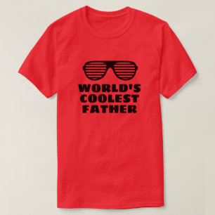 Coolster Vater lustiges rotes T-Shirt für Papa