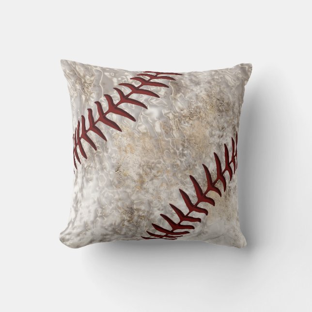 Coolstes altes Vintages Baseball-Kissen für Kissen (Vorderseite)