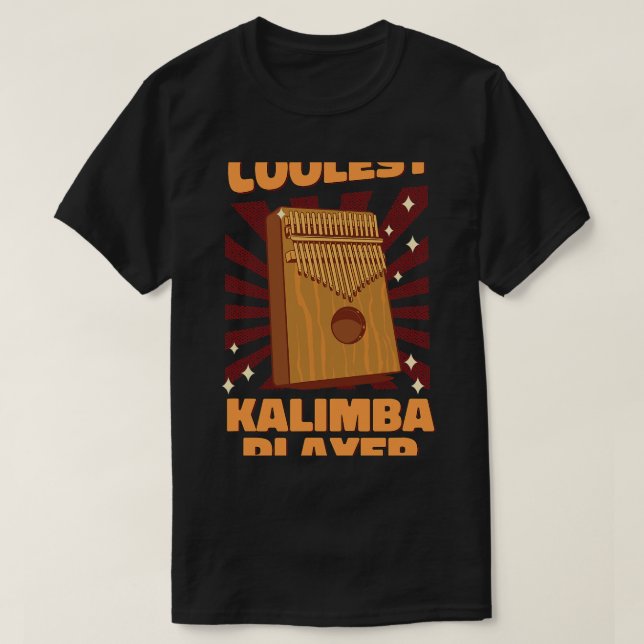 Coolstes Kalimba Player Soundinstrument Kalimba T-Shirt (Design vorne)