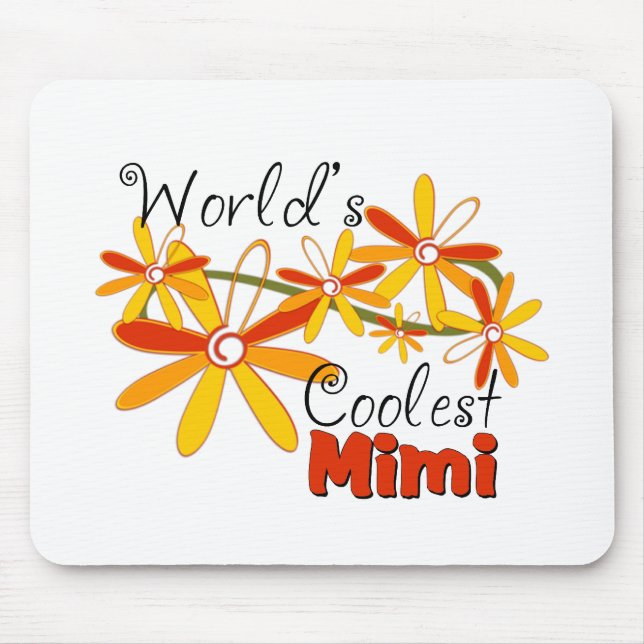 Coolstes Mimi der Blumenwelt Mousepad (Vorne)