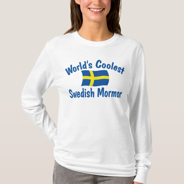 Coolstes Schwede Mormor T-Shirt (Vorderseite)