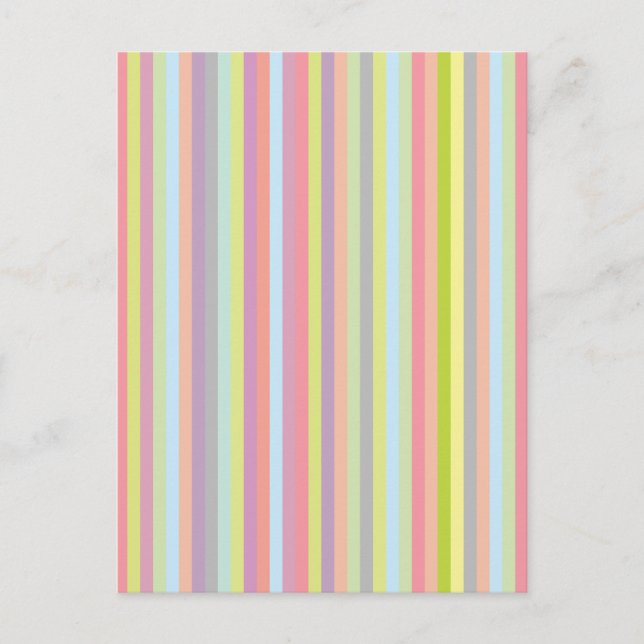 CoolStripes Postkarte (Vorderseite)
