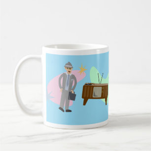 Coolsville Retro Swanky Sechziger Jahre Charaktere Tasse