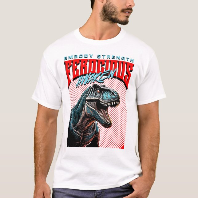 CoolT-Rex Fashion Casual Streetwear Artwork design T-Shirt (Vorderseite)