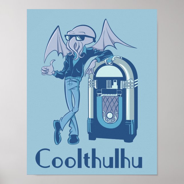 Coolthulhu (cool Cthulhu) Poster (Vorne)