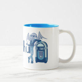 Coolthulhu (cooles Cthulhu) Zweifarbige Tasse