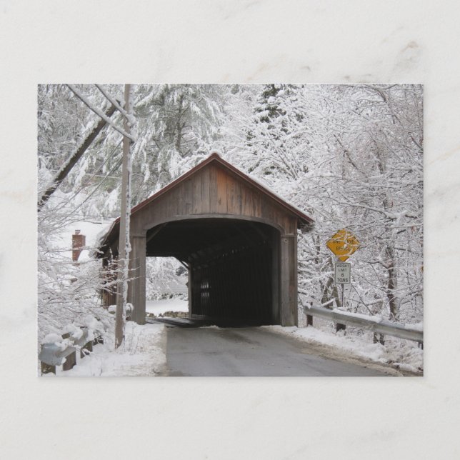 Coombs Covered Bridge Postkarte (Vorderseite)