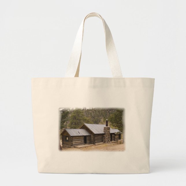 Coon Creek Cabin Jumbo Stoffbeutel (Vorne)