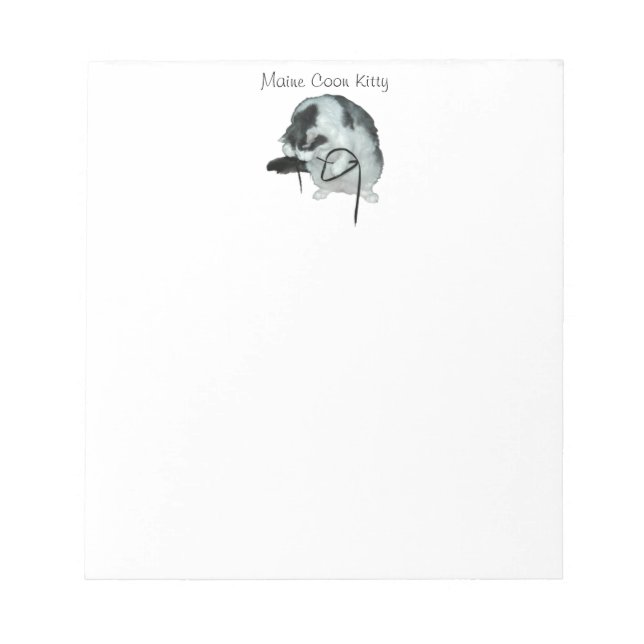 Coon-Katze Mainboard beim Abspielen von Notepad Notizblock (Vorderseite)