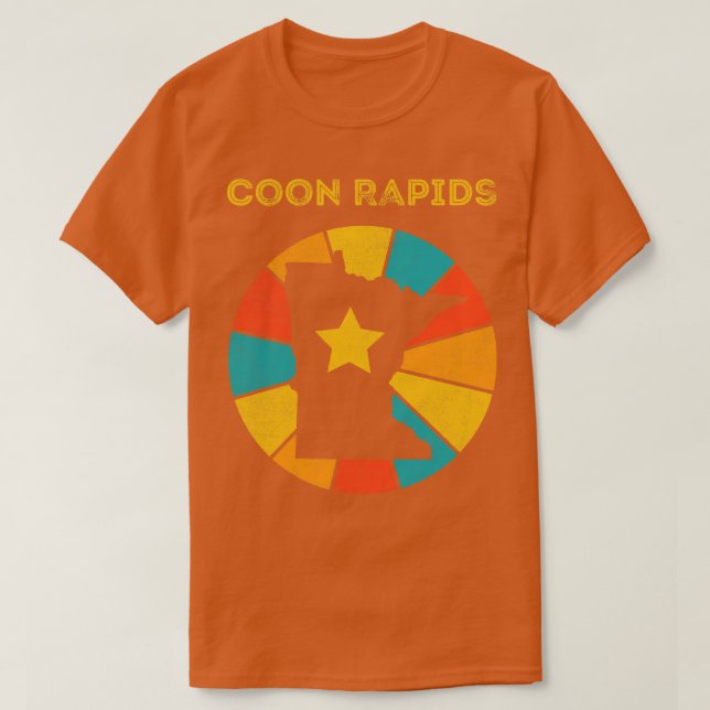Coon Rapids Minnesota Vintag Distressed Souvenir T-Shirt (Design vorne)