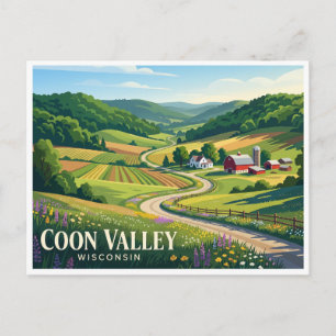 Coon Valley Postkarte