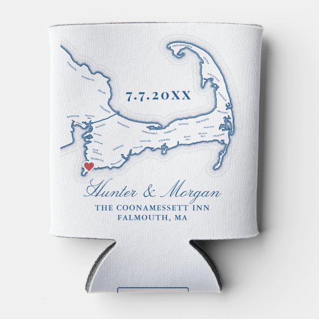 Coonamessett Inn Hochzeitsgeschenk Cape Cod  Dosenkühler (Vorderseite)