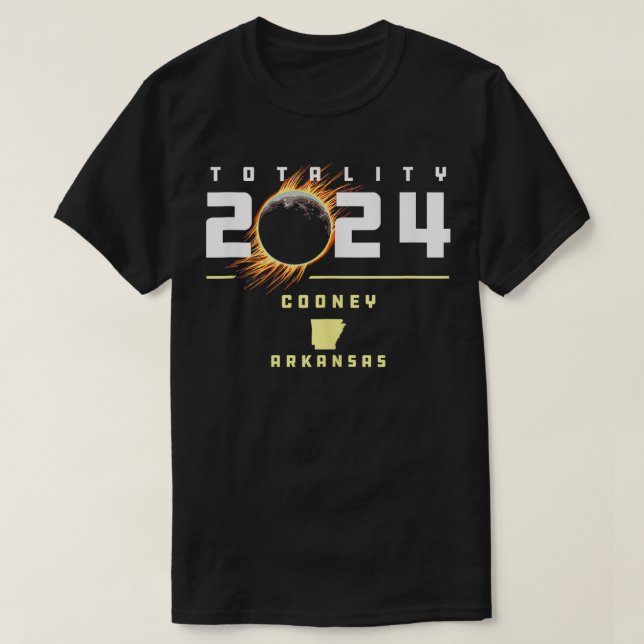 Cooney Arkansas 2024 Gesamtsolare T-Shirt (Design vorne)