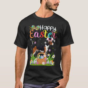 Coonhound Hund Frohe Ostern Eierjagd Bunny Ohr Ost T-Shirt