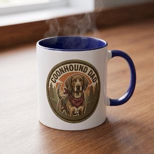 Coonhound-Vater-Kaffeetasse   Geschenk für Hound-D Tasse