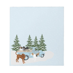 Coonhound Winter Notizblock