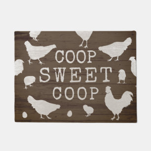 Coop Sweet Coop Homestead Hühner Henhaus Fußmatte