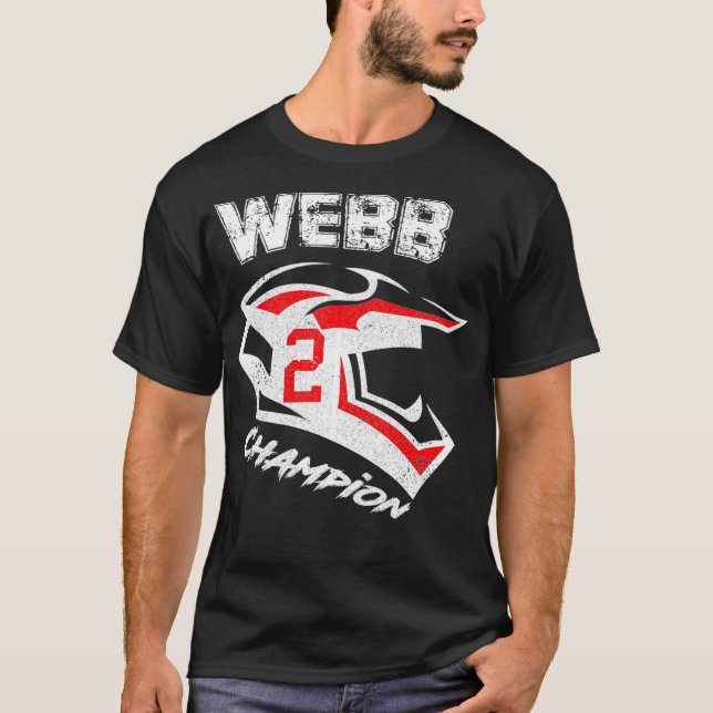 Cooper 2 Webb Supercross und Motocross CW2 Geschen T-Shirt (Vorderseite)