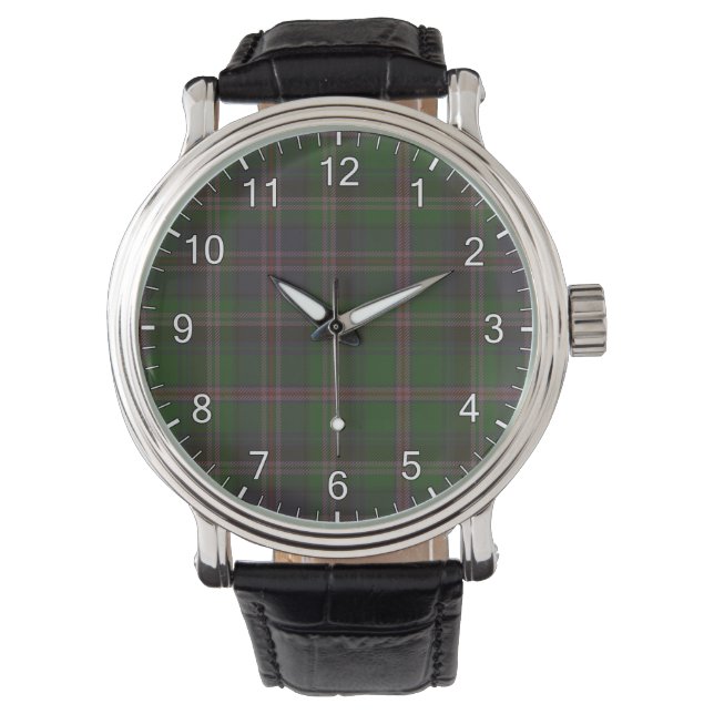 Cooper Clan Tartan Armbanduhr (Vorderseite)