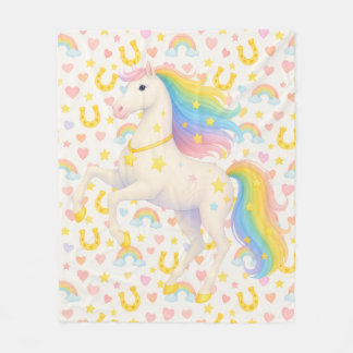 Cooper & Cody Best-Friend Horses Fleece Throw