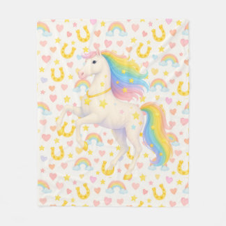 Cooper & Cody Best-Friend Horses Fleece Throw