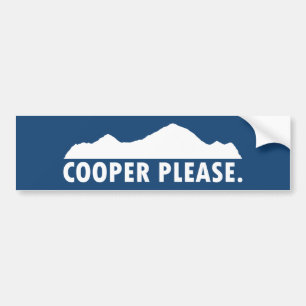 Cooper Colorado Bitte Autoaufkleber