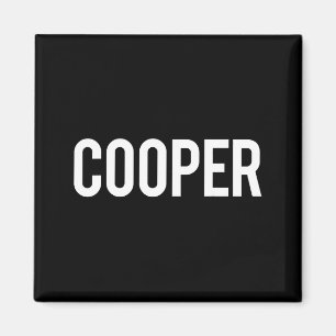 Cooper - Cooles neues lustiges Namens Fan Geschenk Magnet