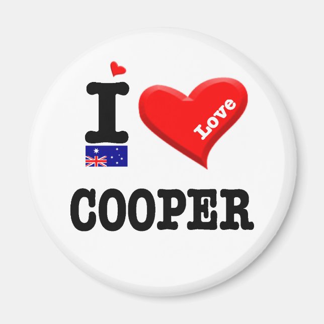 COOPER - I LIEBE MAGNET (Vorne)
