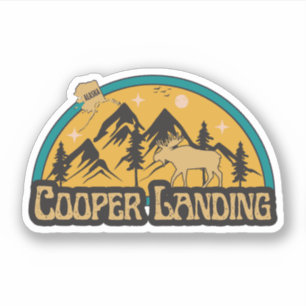 Cooper Landing, Alaska-Aufkleber Aufkleber