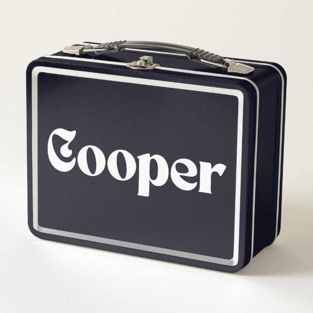 Cooper Metall Brotdose (Vorderseite)