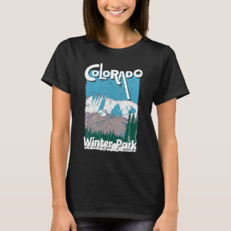 Cooper Mountain Colorado Rocky Mountains Skifahren T-Shirt