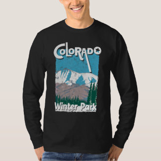 Cooper Mountain Colorado Rocky Mountains Skifahren T-Shirt
