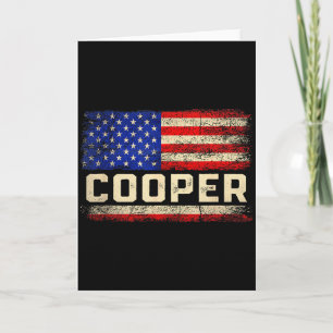 Cooper Nachname Shirt Cooper Name Amerikanische Fl Karte