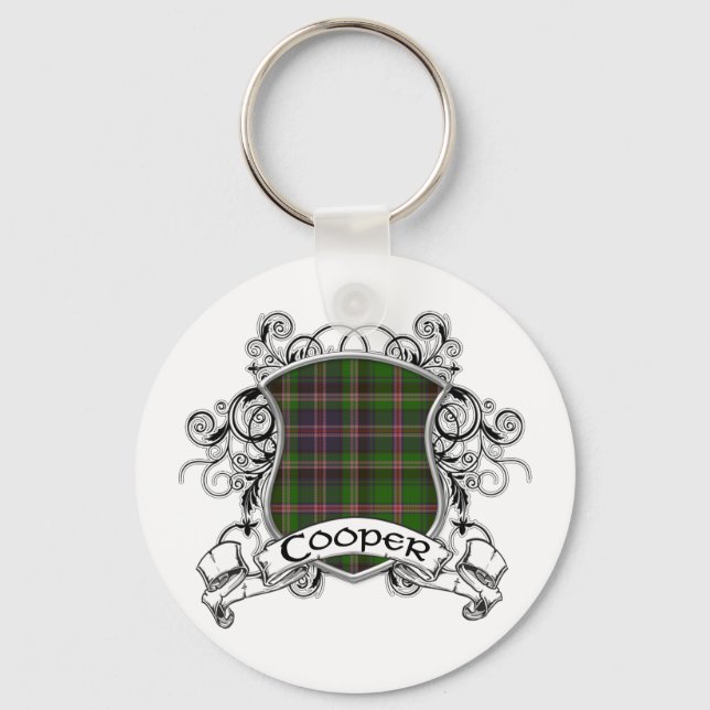 Cooper Tartan Shield Schlüsselanhänger (Vorderseite)