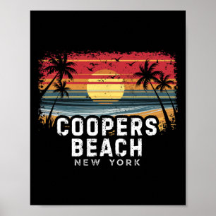 Coopers Beach New York Surfbrett Strand _1 Poster
