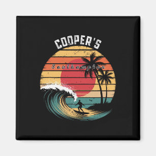 Cooper's Beach Southampton Beach Surfen  Magnet