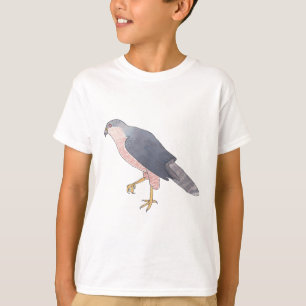Cooper's hawk bird species watercolor animal art a T-Shirt