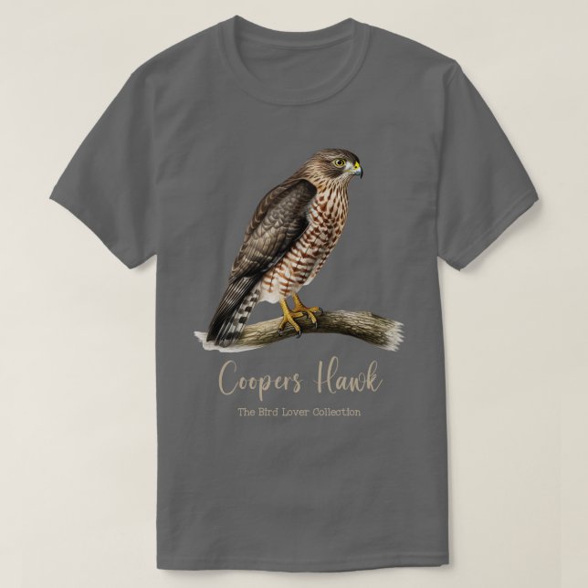 Coopers Hawk The Bird Lover Collection TShirt 1 (Design vorne)