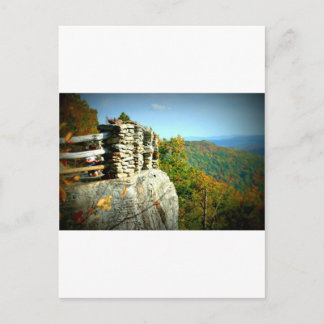 Coopers Rock Blick im Herbst. West Virginia Postkarte