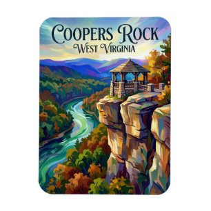 Coopers Rock State Forest West Virginia Magnet