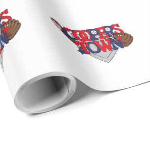 Cooperstown Baseball Stars & Handschuh Geschenkpapier