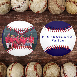 Cooperstown Baseball-Team-Foto-Name-Jahr-Andenken Baseball