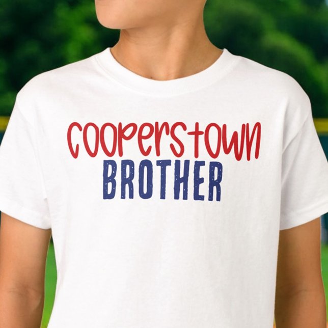 Cooperstown-Bruder-Bro-Baseballturnier  T-Shirt (Von Creator hochgeladen)