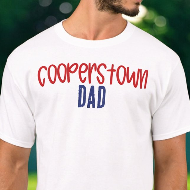 Cooperstown Dad Daddy Baseball-Turnier T-Shirt (Von Creator hochgeladen)