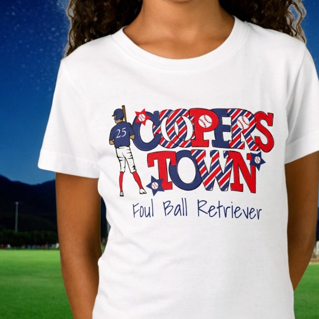 Cooperstown Foul Ball Retriever Patriotic T-Shirt (Von Creator hochgeladen)