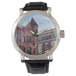 Cooperstown NY - Erstes Gebäude der Nationalbank Armbanduhr