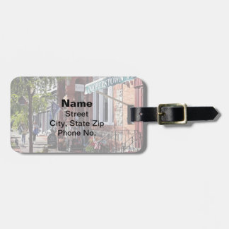 Cooperstown NY - Hauptstraße in der Nähe von Hoffm Gepäckanhänger