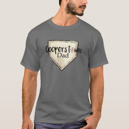 Cooperstown NY Vater Niedlich Baseball Turnier T-Shirt