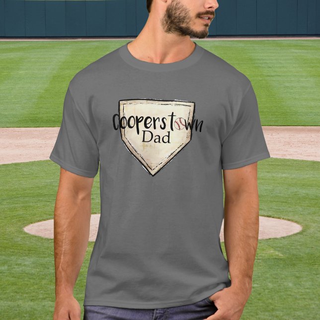 Cooperstown NY Vater Niedlich Baseball Turnier T-Shirt (Von Creator hochgeladen)