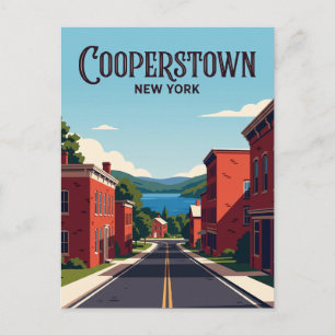 Cooperstown USA Postkarte